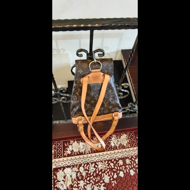 【LV】經典 Montsouris Monogram 蒙蘇里後背包 (法國製)-14