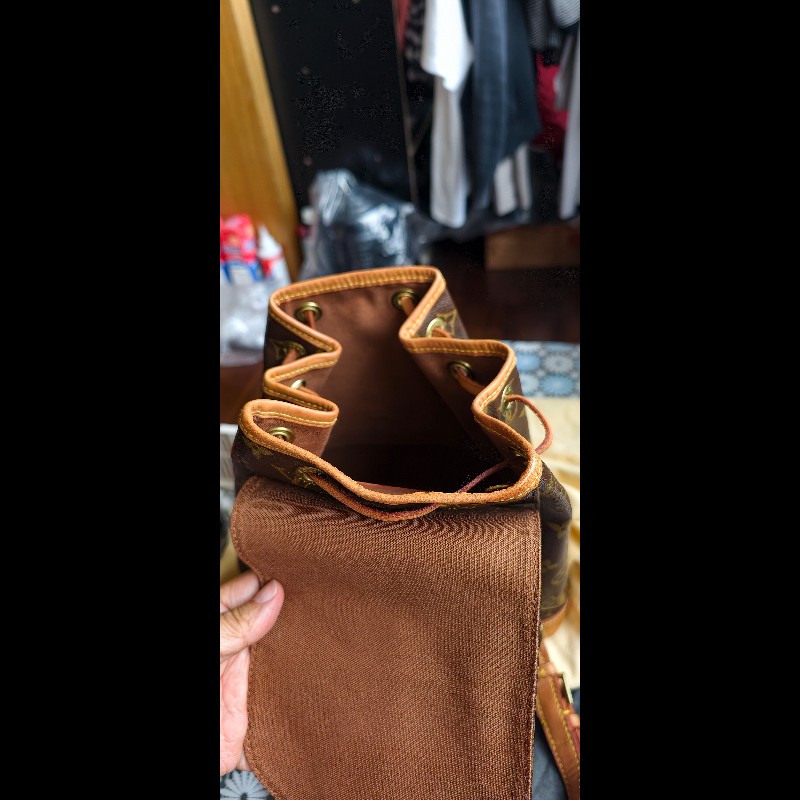 【LV】經典 Montsouris Monogram 蒙蘇里後背包 (法國製)-28