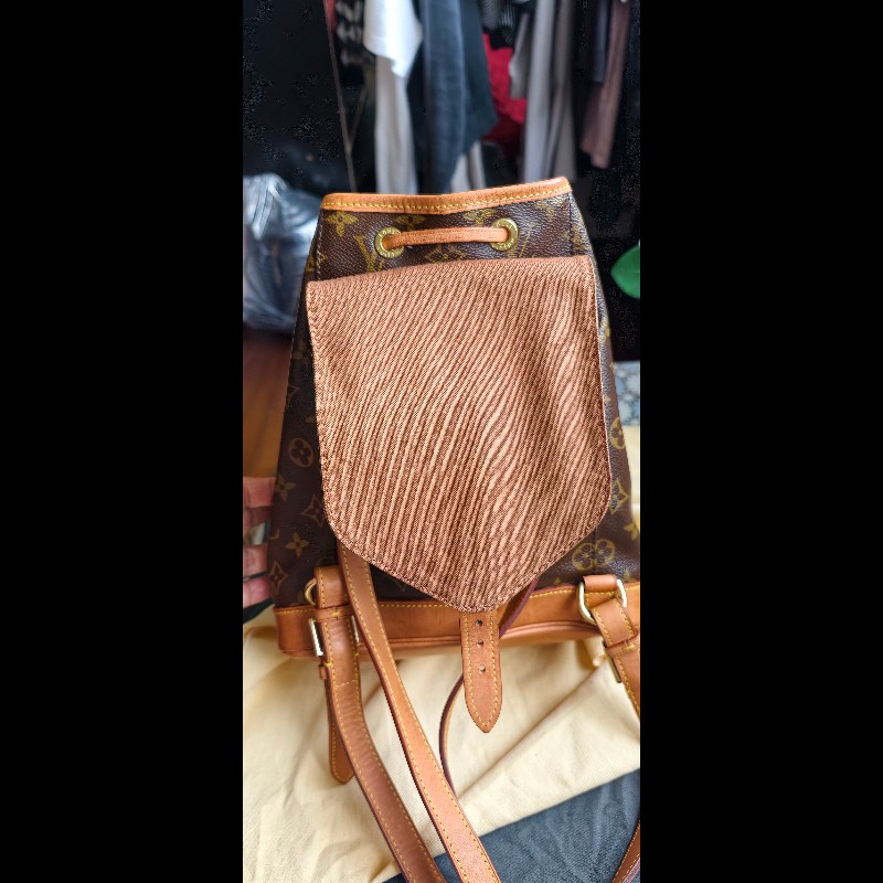 【LV】經典 Montsouris Monogram 蒙蘇里後背包 (法國製)-29