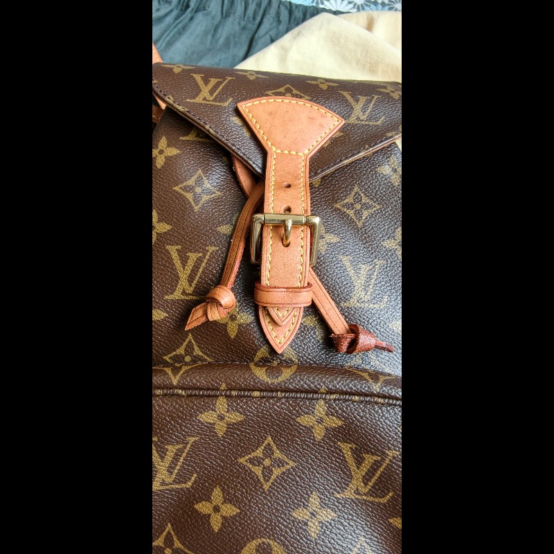 【LV】經典 Montsouris Monogram 蒙蘇里後背包 (法國製)-35