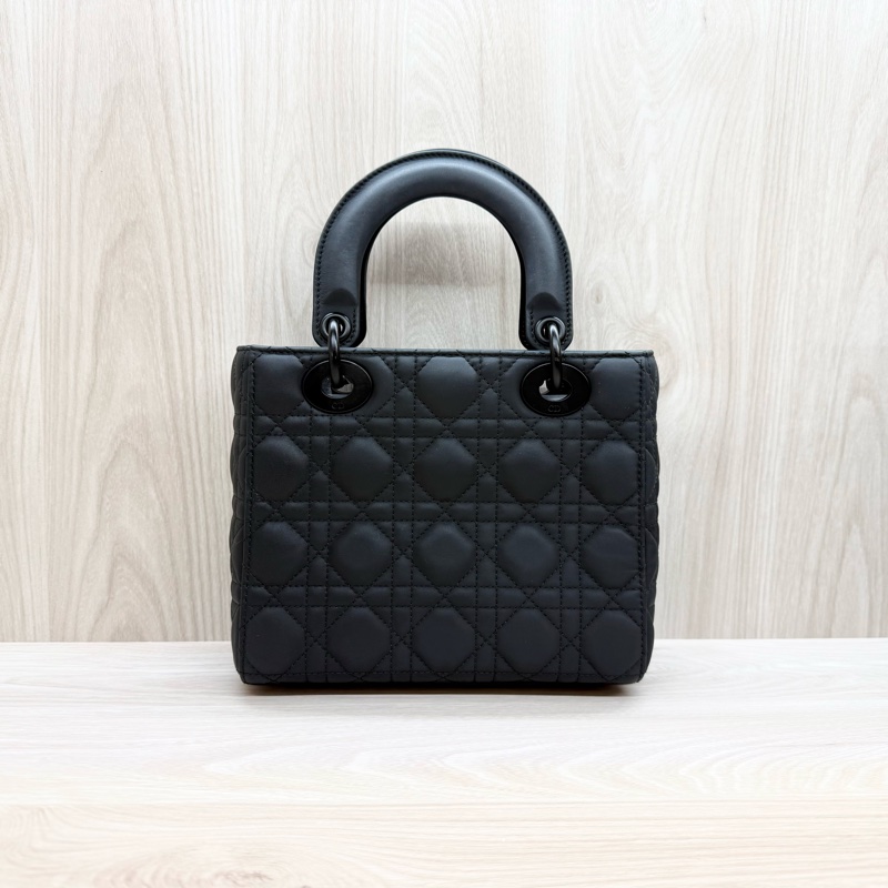 DIOR🖤黑色啞光皮LADY DIOR黛妃包M0538SLOI-2