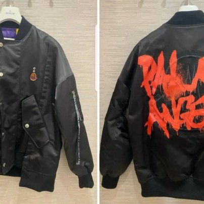 💎Han's house精品服飾💎 moncler 聯名 PALM ANGELS PS 內 羽絨 外套 意大利製 現貨 S 原價65000-1
