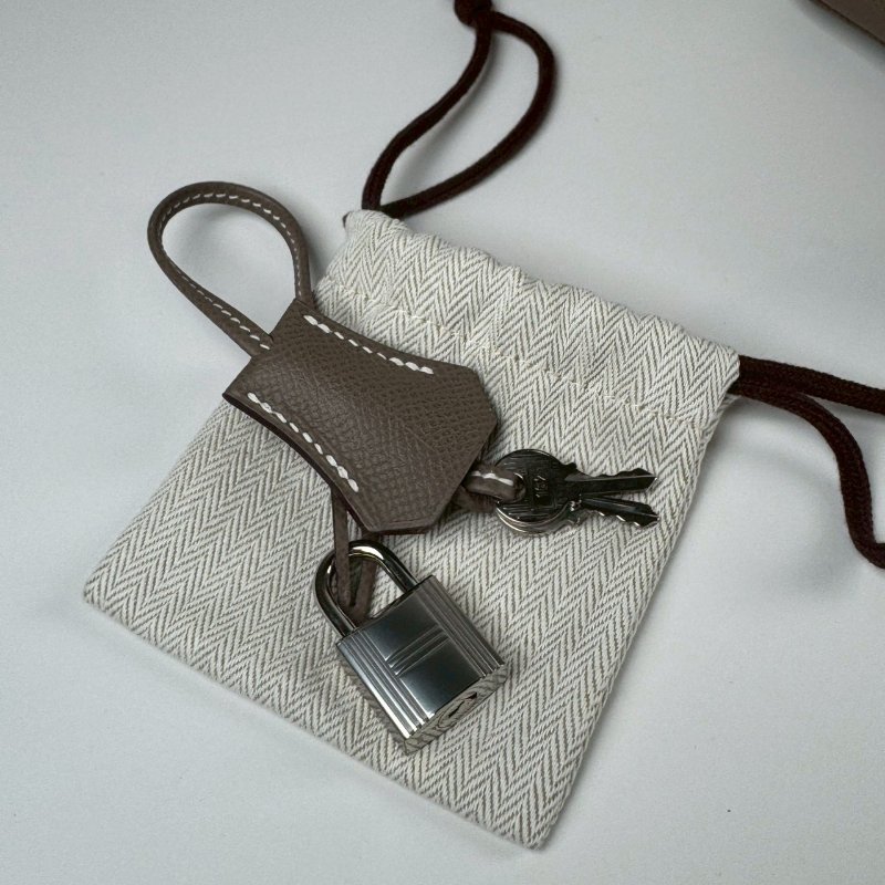 Hermes Birkin 30 18 etoupe 大象灰 銀釦 柏金包 U刻-9