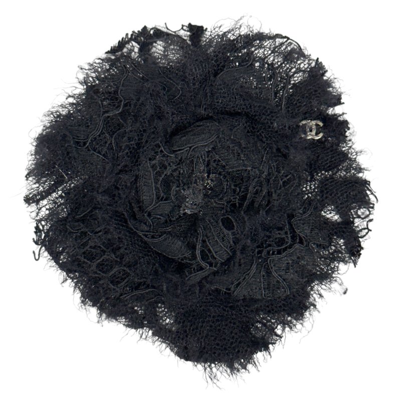 CHANEL 中古 CC 山茶花 胸針-0