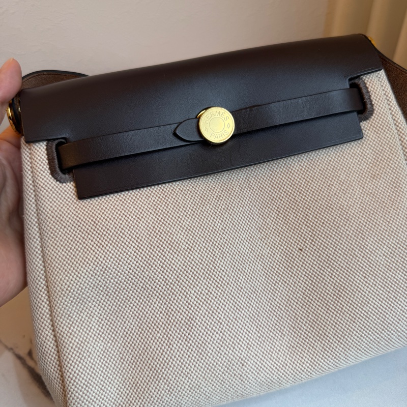 Hermes herbag mini 咖色🩷🩷很好看-1