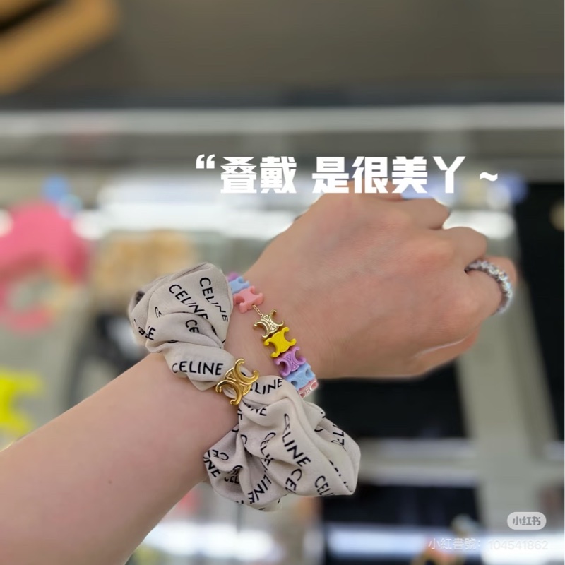 CELINE baby係列 Lisa 同款 凱旋門 馬卡龍色 手環 手鏈 手鍊 手飾-3