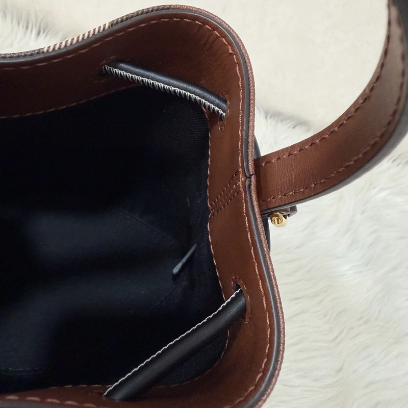 Burberry 8112238 經典格紋水桶包 手提包 側背包 斜背包-19