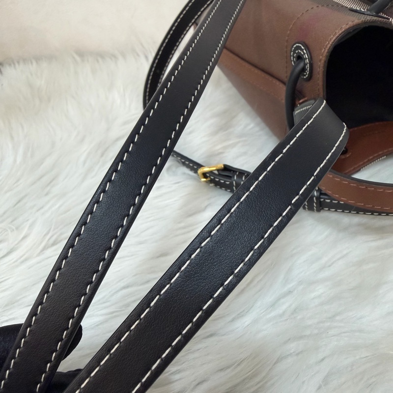 Burberry 8112238 經典格紋水桶包 手提包 側背包 斜背包-32