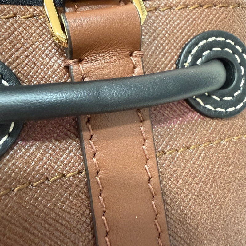 Burberry 8112238 經典格紋水桶包 手提包 側背包 斜背包-40