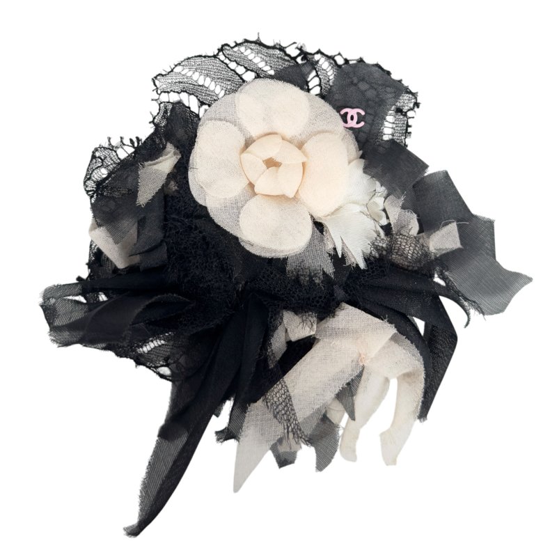 CHANEL CC 山茶花 胸針-0