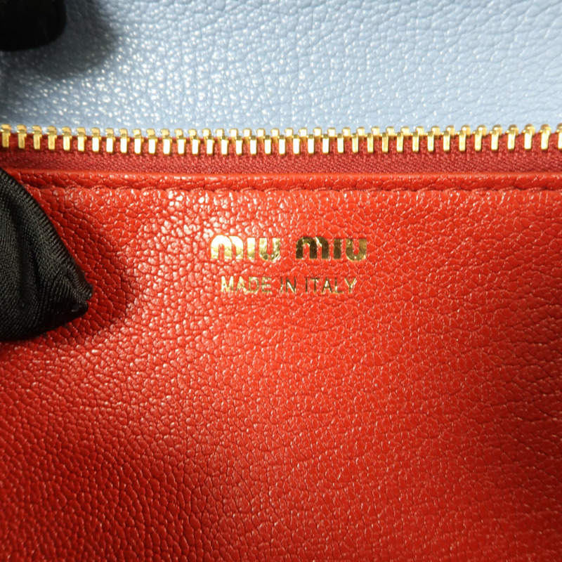 Miu Miu 牛皮皮革Long Wallet長錢包-5