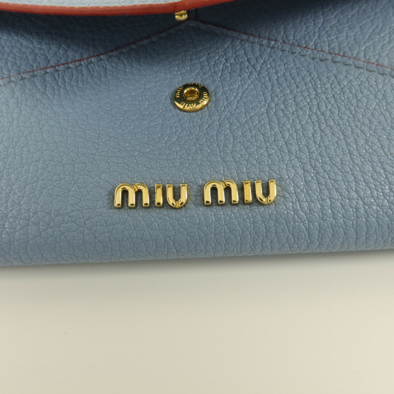 Miu Miu 牛皮皮革Long Wallet長錢包-7