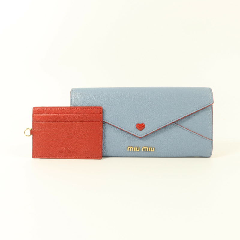 Miu Miu 牛皮皮革Long Wallet長錢包-8