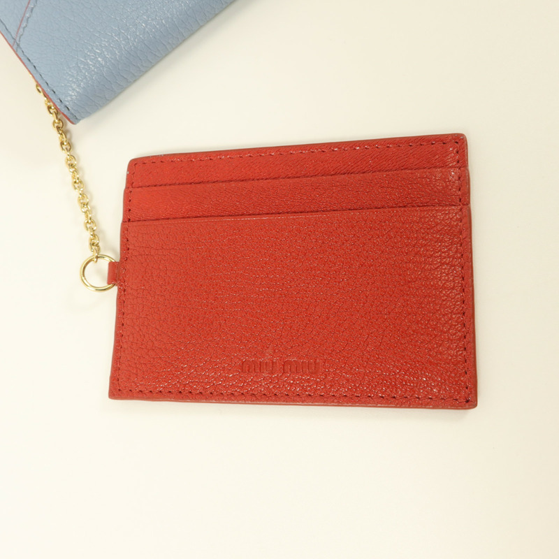 Miu Miu 牛皮皮革Long Wallet長錢包-9