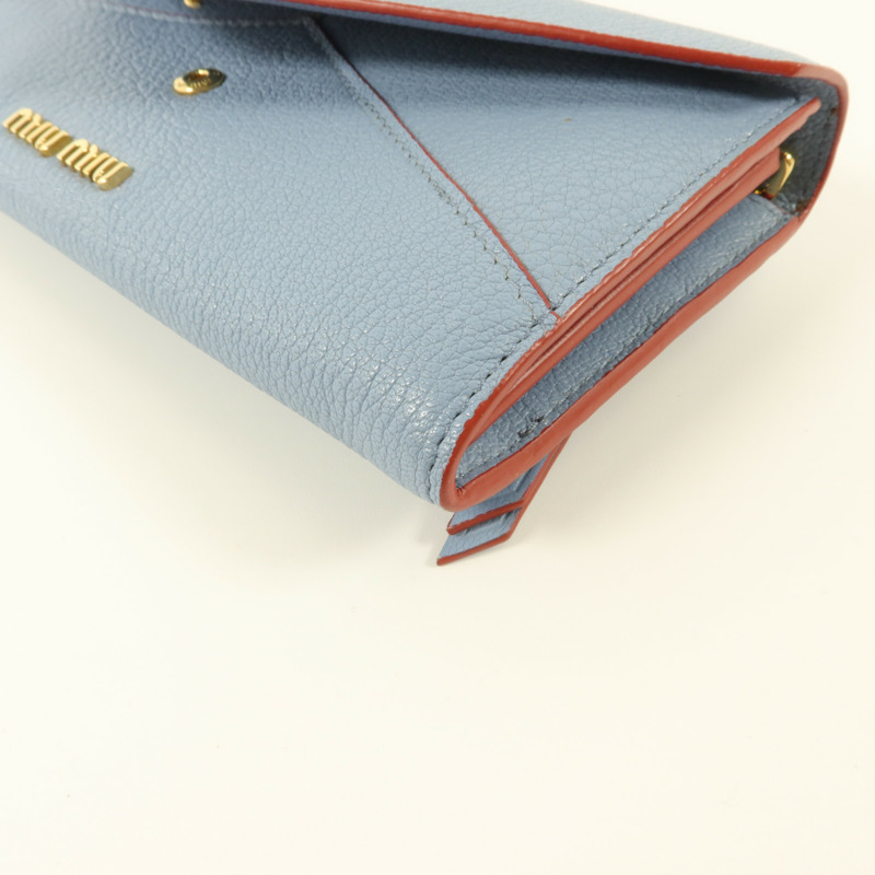 Miu Miu 牛皮皮革Long Wallet長錢包-11
