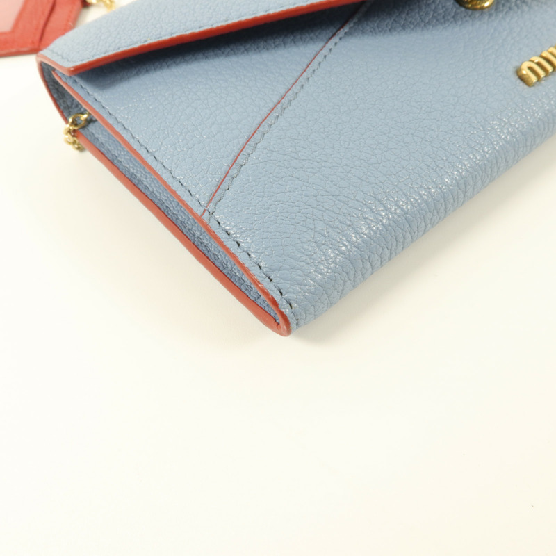 Miu Miu 牛皮皮革Long Wallet長錢包-12