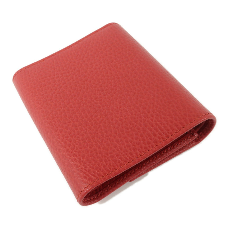 GUCCI 牛皮皮革Marmont Trifold Wallet錢包-3