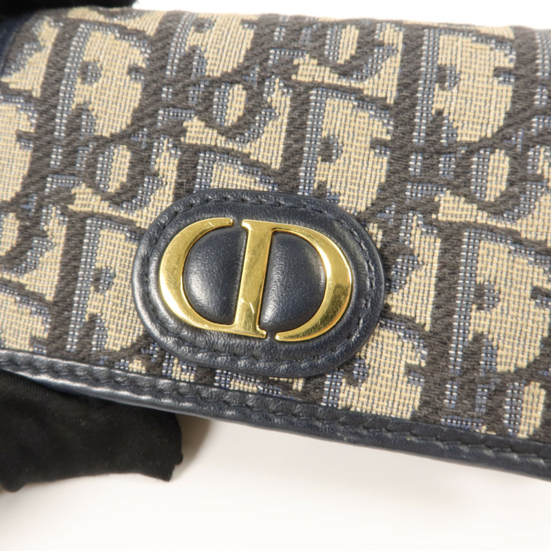 Dior 帆布30 Montaigne Glycine Card Wallet卡片套-9