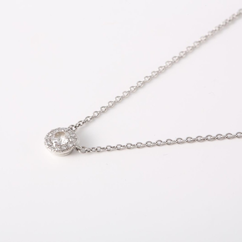 TIFFANY&CO 鑽石pt950TIFFANYSOLESTE系列單鑽項鏈-1