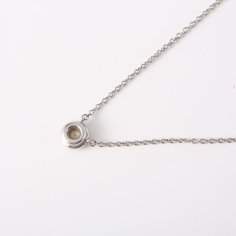 TIFFANY&CO 鑽石pt950TIFFANYSOLESTE系列單鑽項鏈-2