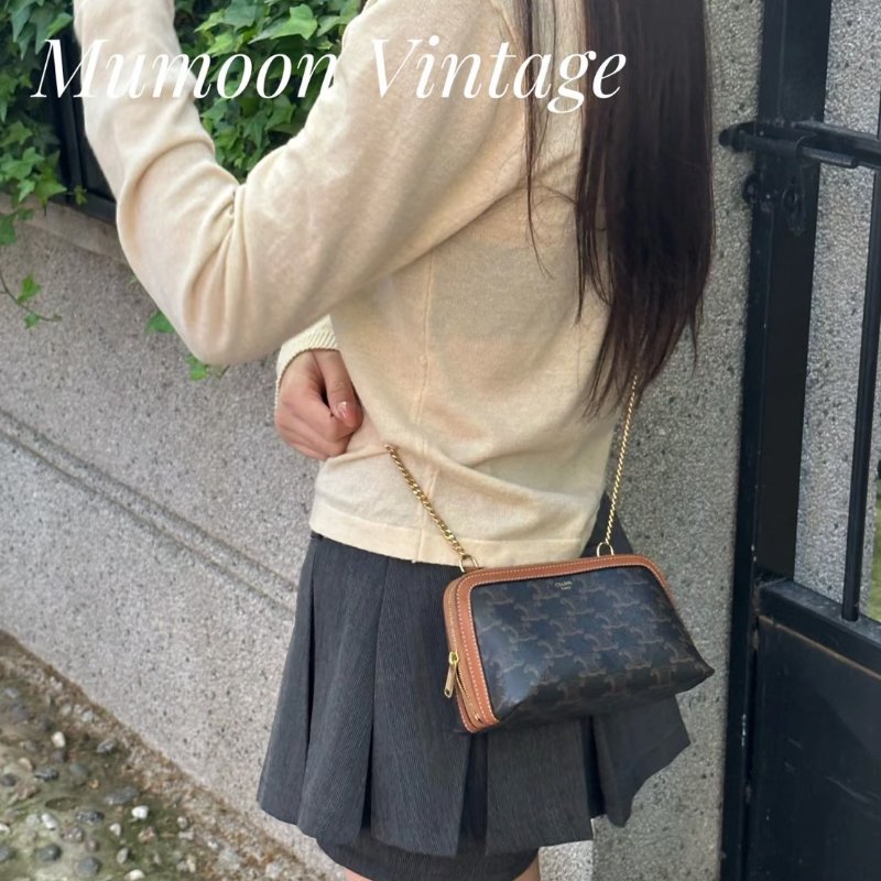 🏷Celine 瑟琳.Mini 貝殼包-19
