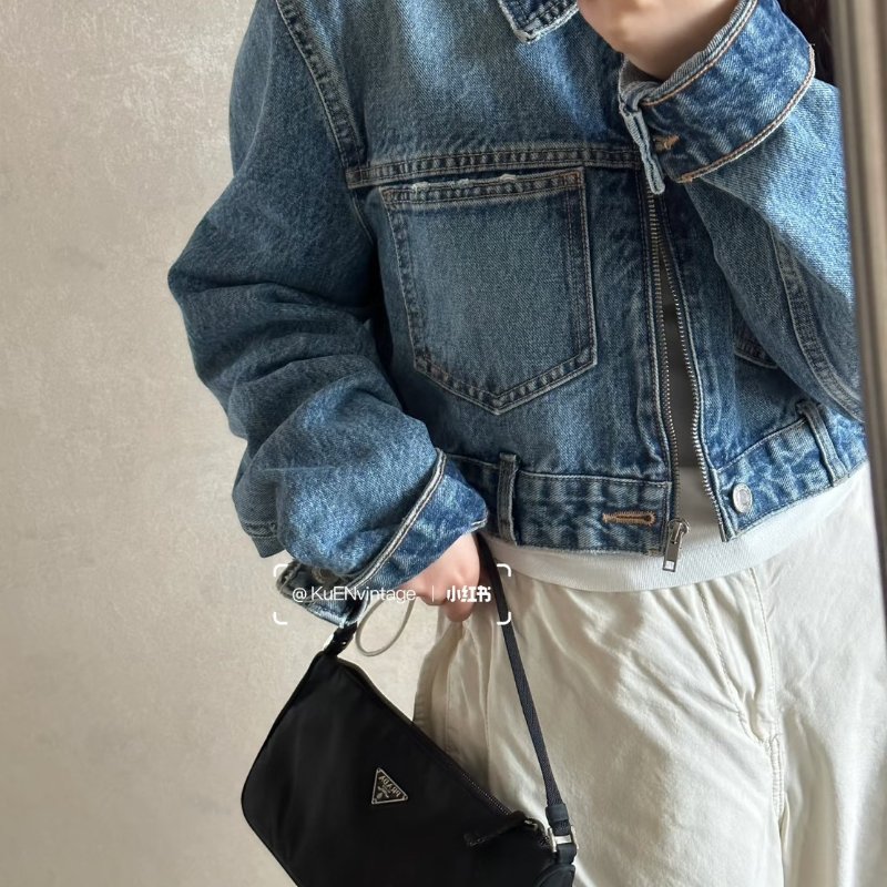 🏷Prada 普拉達．尼龍長型 Hobo 腋下包-20