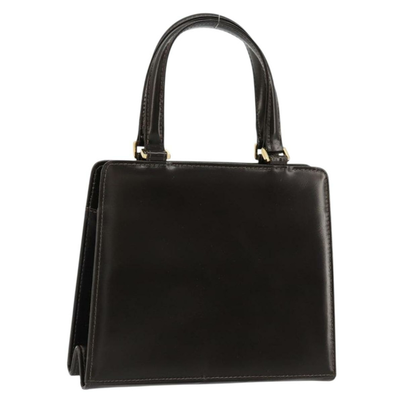 【日本直送】FENDI 手提包 皮革 黑色 金色 正品 179086A-0