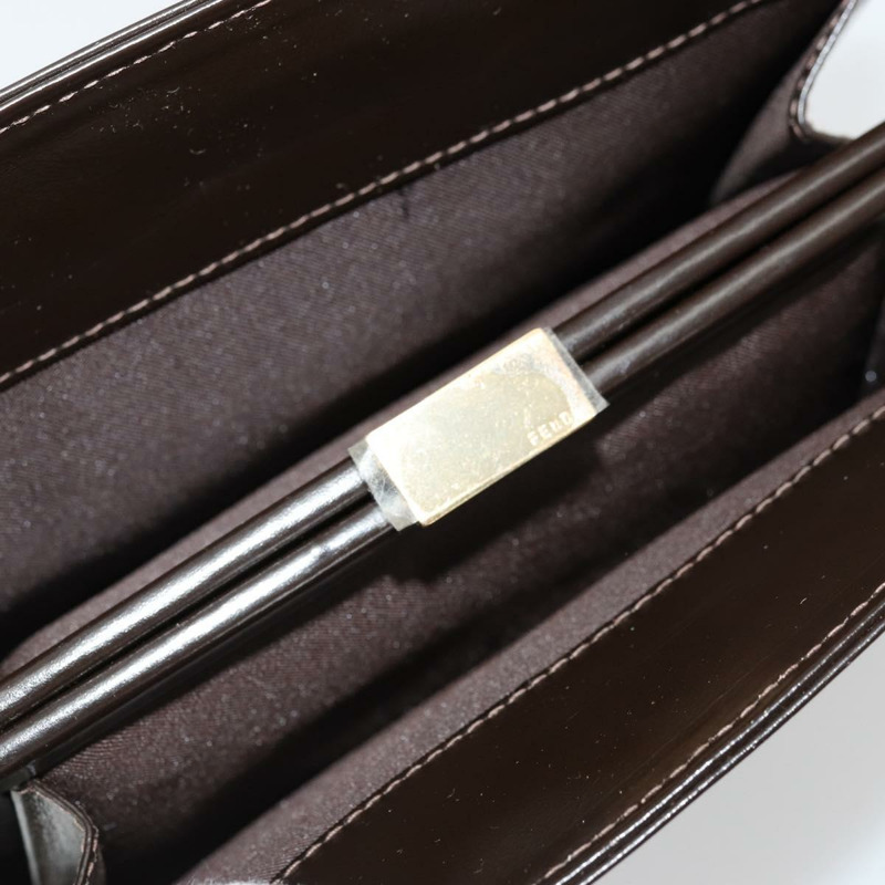 【日本直送】FENDI 手提包 皮革 黑色 金色 正品 179086A-8