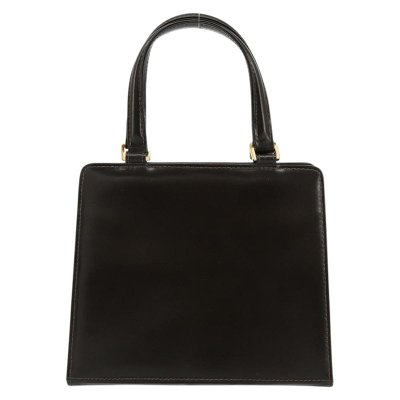 【日本直送】FENDI 手提包 皮革 黑色 金色 正品 179086A-12