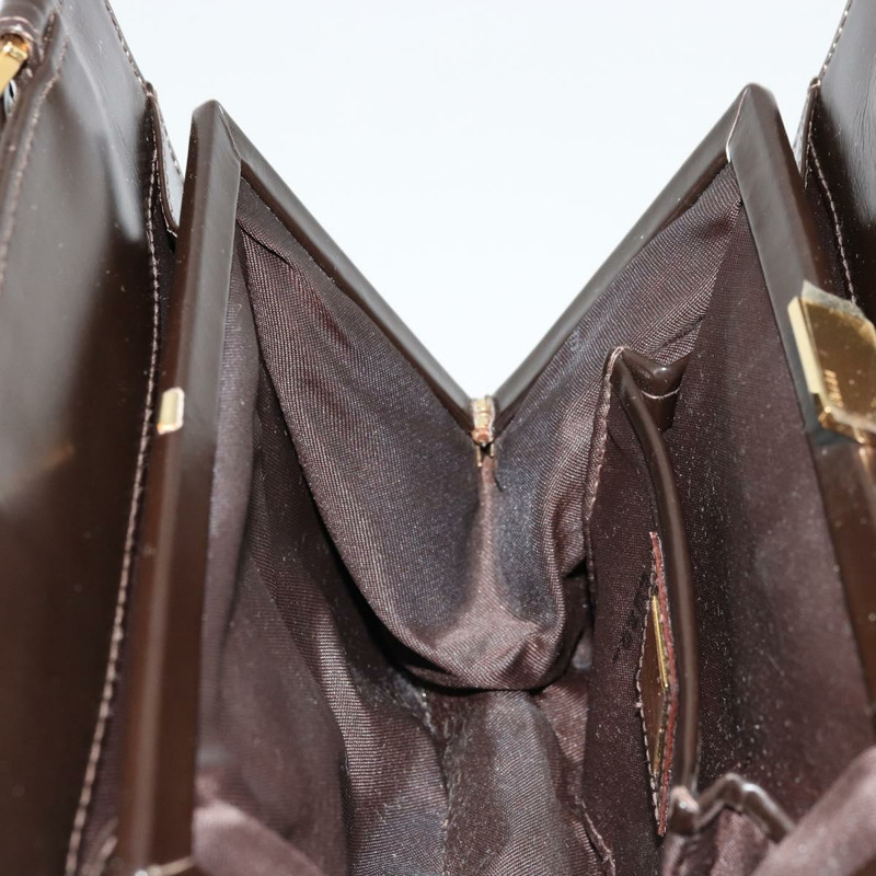 【日本直送】FENDI 手提包 皮革 黑色 金色 正品 179086A-19