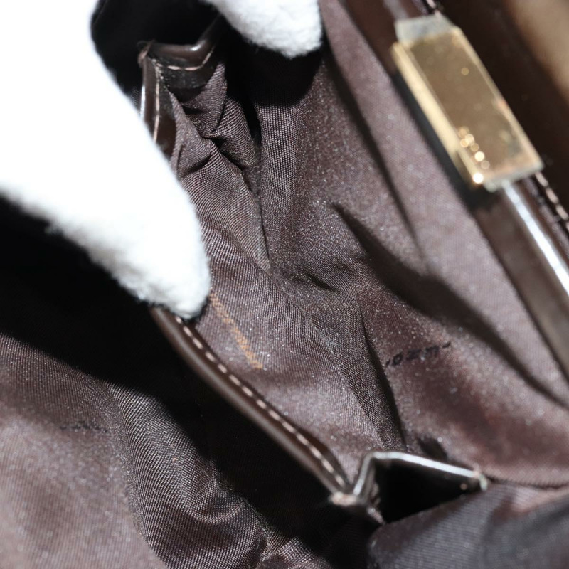 【日本直送】FENDI 手提包 皮革 黑色 金色 正品 179086A-20