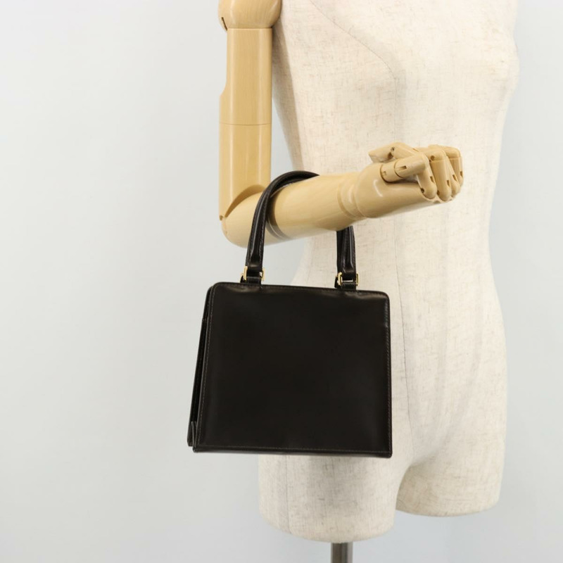 【日本直送】FENDI 手提包 皮革 黑色 金色 正品 179086A-22
