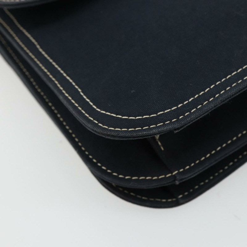 【日本直送】FENDI 大理石紋 Mamma Baguette 單肩包 帆布 海軍藍 銀色 正品 am11569A-14