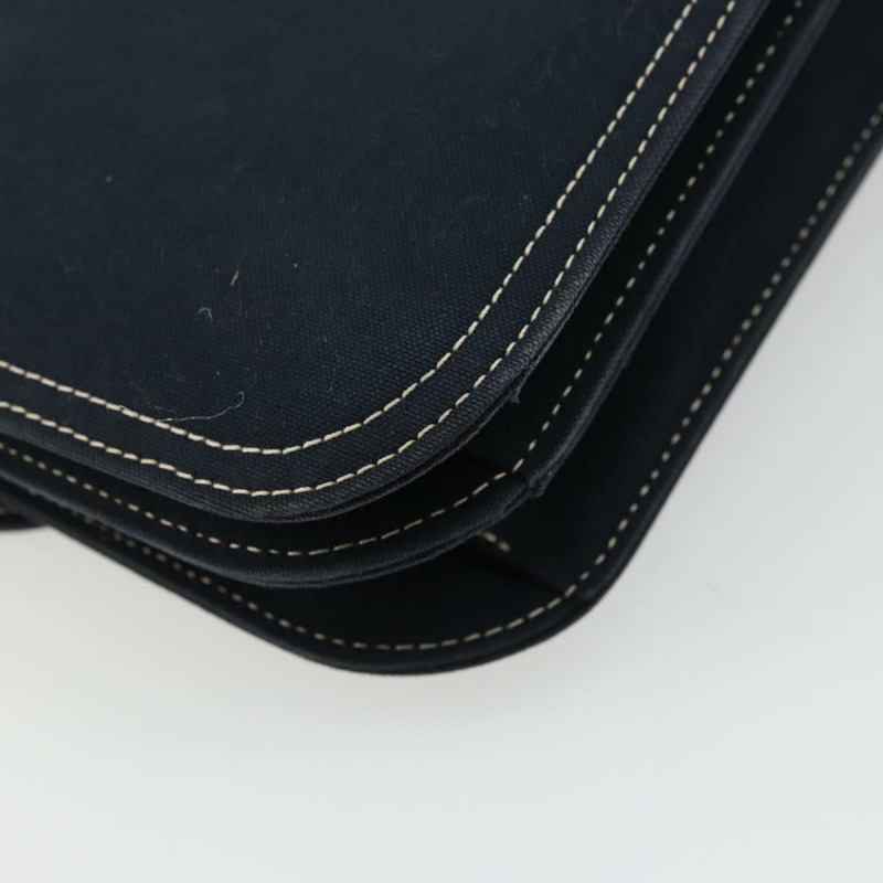 【日本直送】FENDI 大理石紋 Mamma Baguette 單肩包 帆布 海軍藍 銀色 正品 am11569A-16