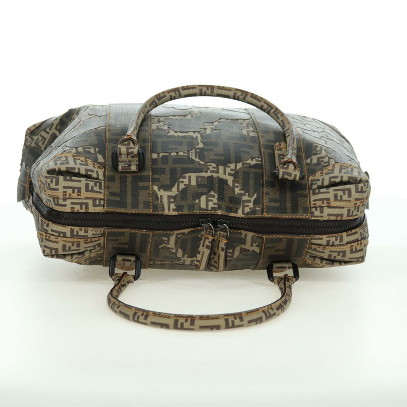 【日本直送】FENDI Zucca帆布手提包 米色 正品 179203SM-5