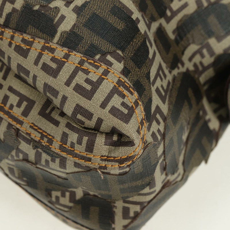 【日本直送】FENDI Zucca帆布手提包 米色 正品 179203SM-13