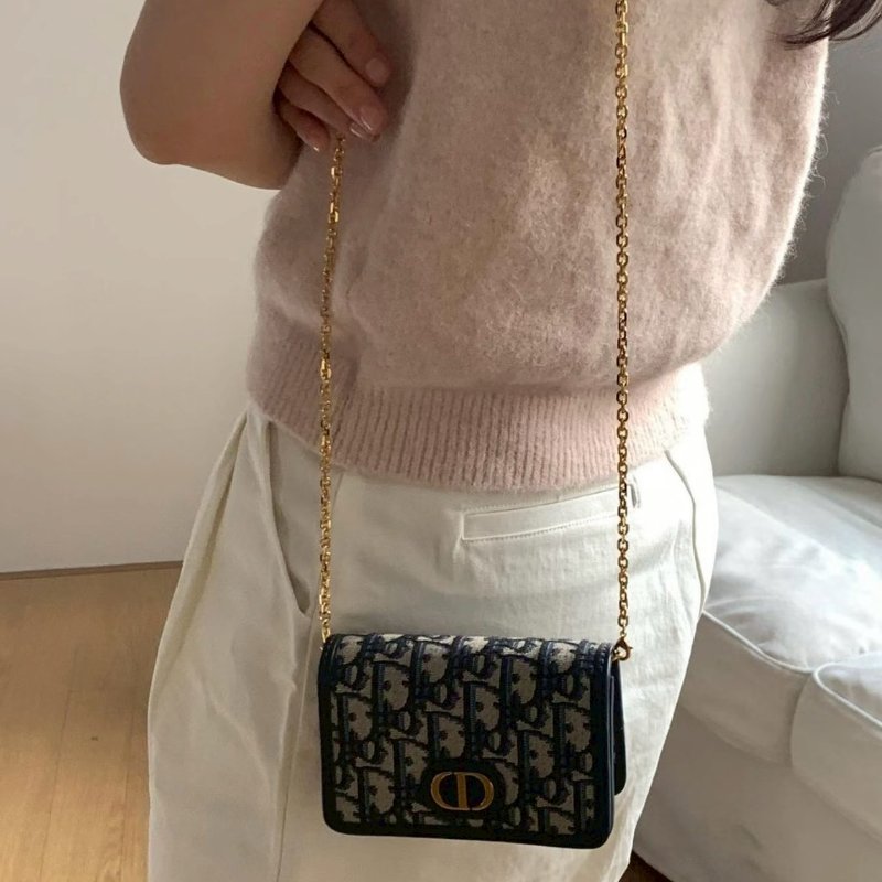 （小可愛稀有補貨😝）🏷Dior 迪奧．30 Montaigne Nano 蒙田小鍊包 已絕版-21