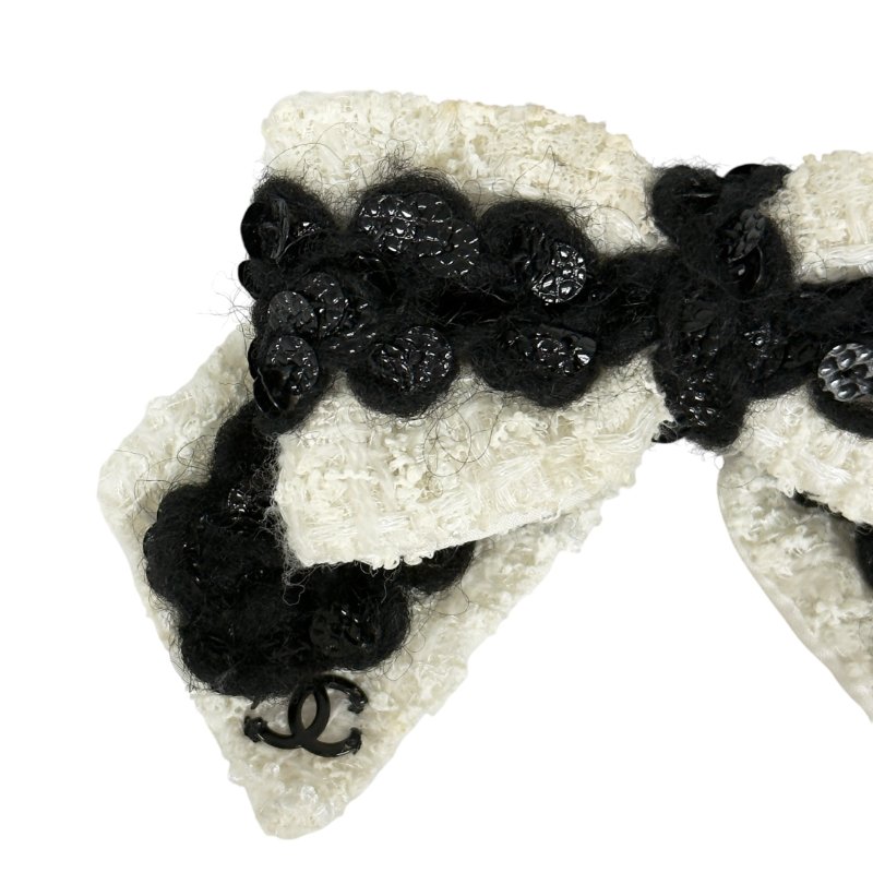 CHANEL 中古 CC 蝴蝶結 胸針-1