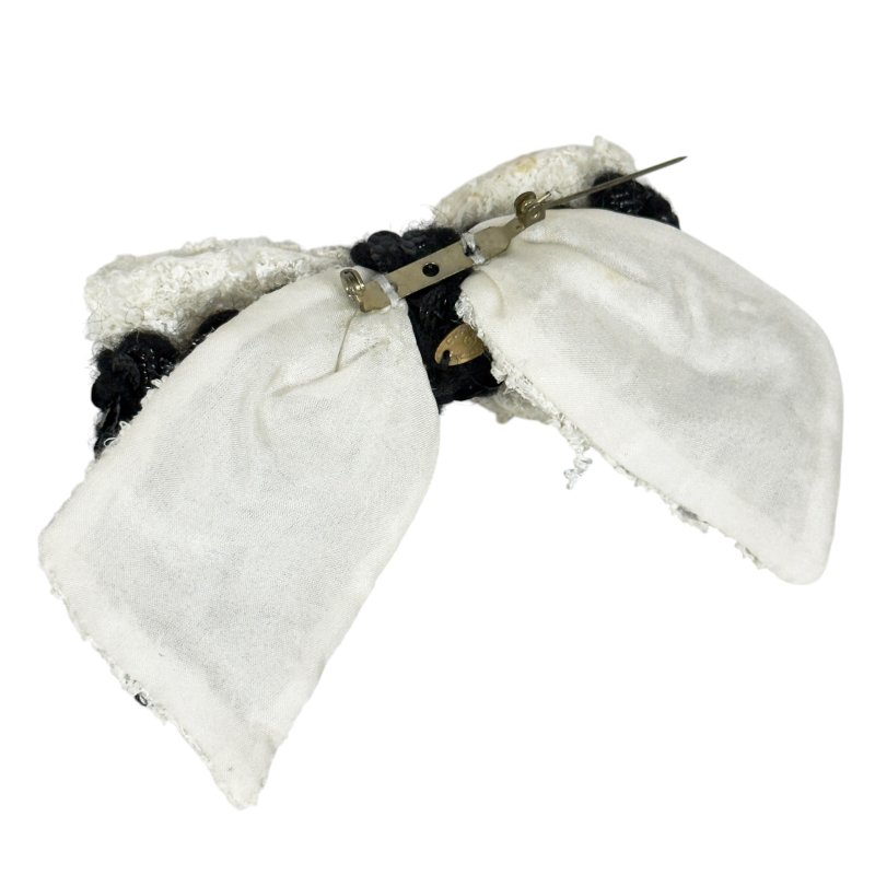CHANEL 中古 CC 蝴蝶結 胸針-7