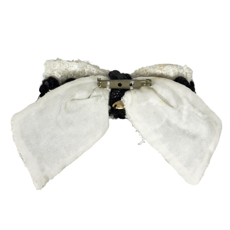 CHANEL 中古 CC 蝴蝶結 胸針-8
