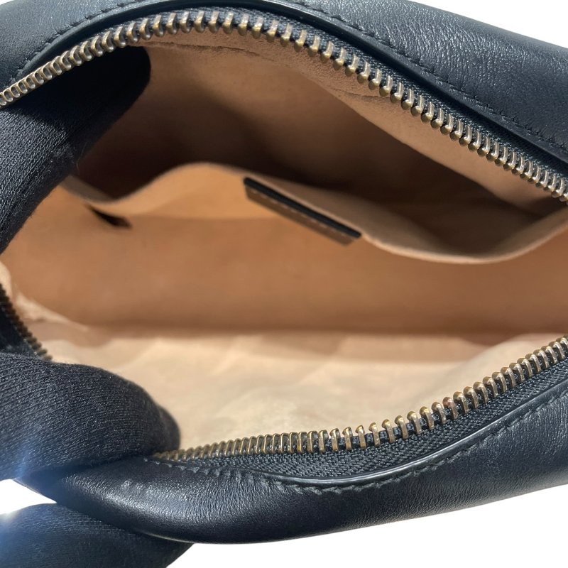 GUCCI 古馳 448065 GG MARMONT 肩背包 皮革 黑色 金釦 小號-12