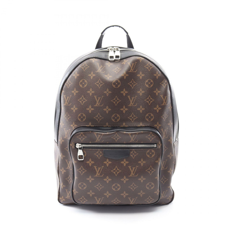 路易威登 Josh 雙肩包 M41530 Monogram 帆布棕色馬卡薩皮革-0