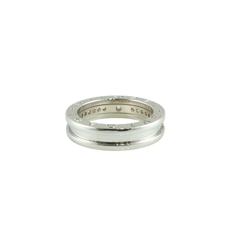 BVLGARI 寶格麗 B.zero1 18白K金鑲鑽戒指 鑽戒-6