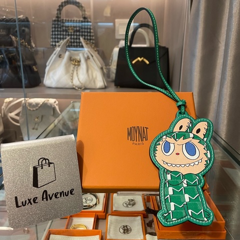 Moynat x Kasing Lung The Monsters Labubu Bag Charm Green