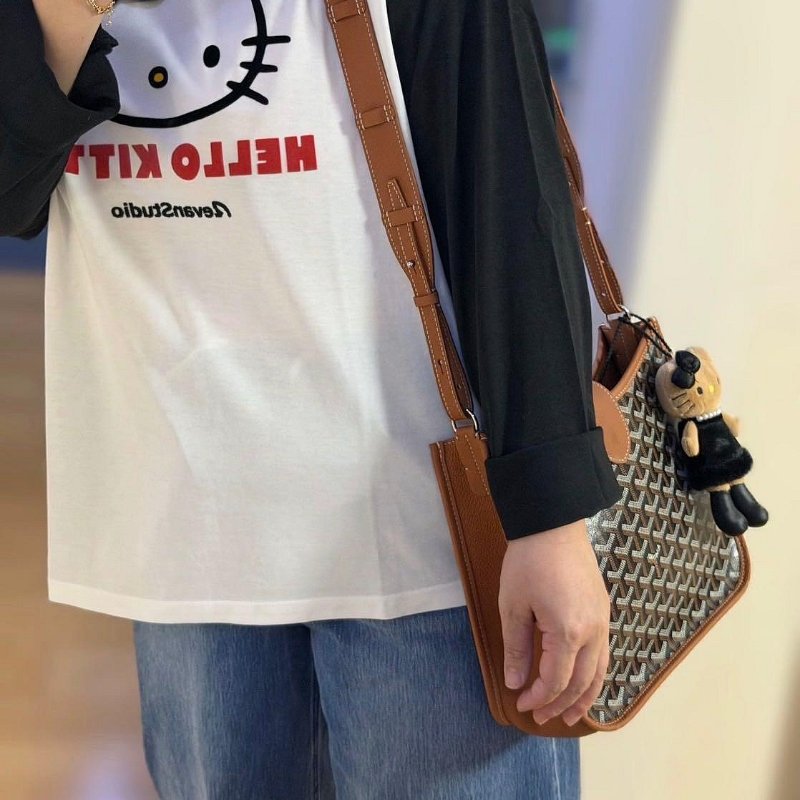 GOYARD Musette 新款 類Evelyne 斜背包 紅色 現貨 11色 可訂購-9