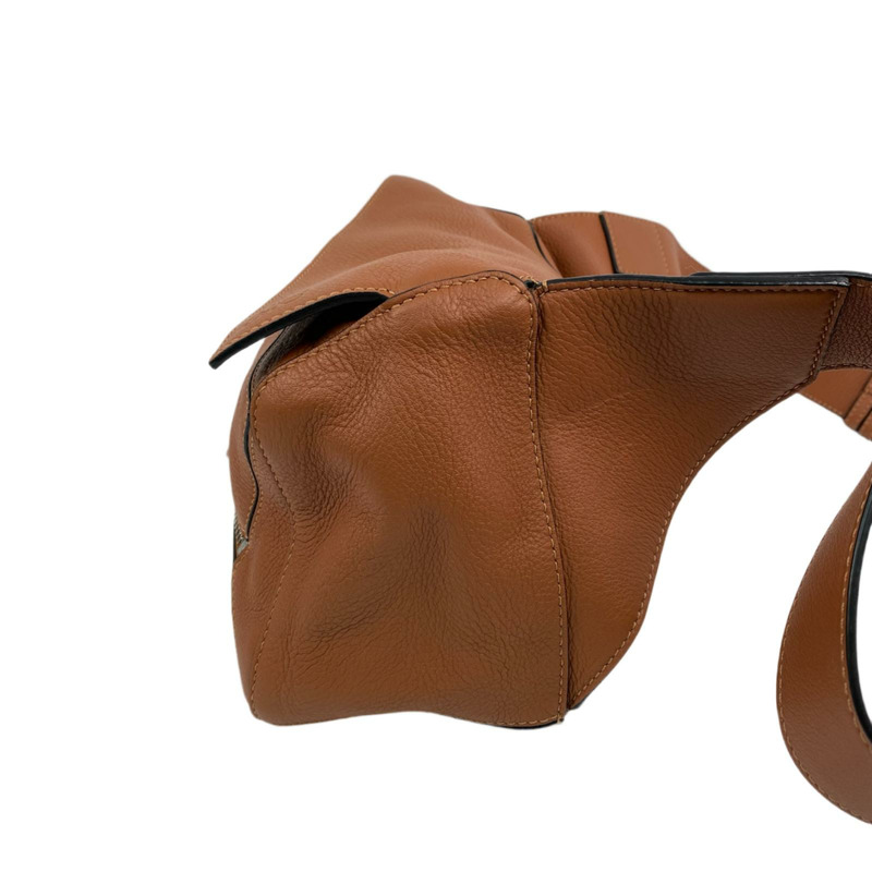 △ LOEWE 羅意威 Brown Calfskin Puzzle Waist Bag 啡色小牛皮腰包-267010006-6