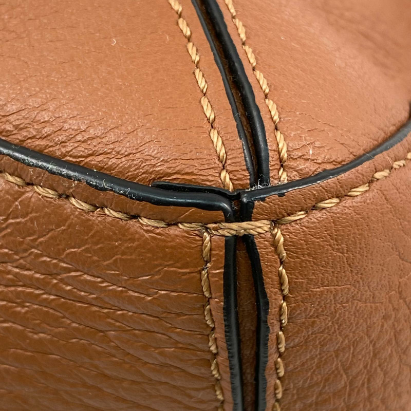 △ LOEWE 羅意威 Brown Calfskin Puzzle Waist Bag 啡色小牛皮腰包-267010006-7