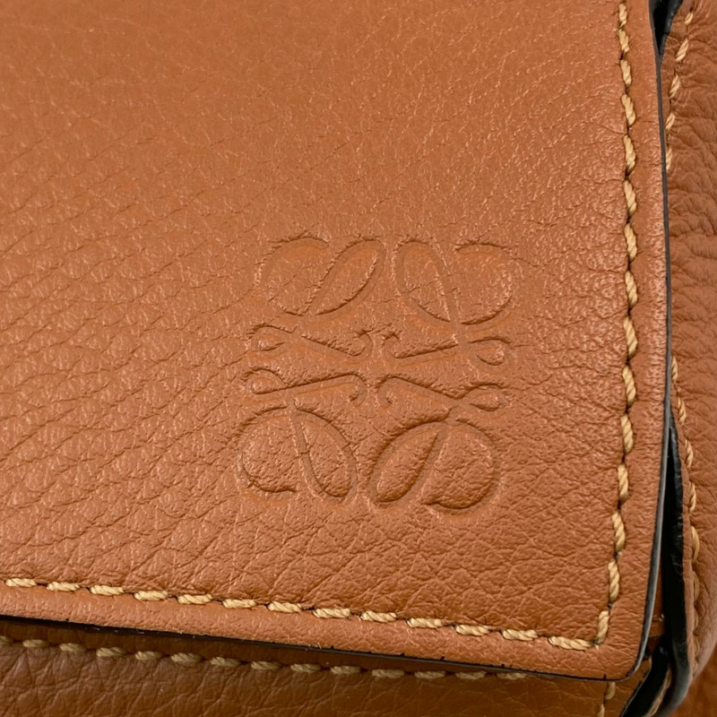 △ LOEWE 羅意威 Brown Calfskin Puzzle Waist Bag 啡色小牛皮腰包-267010006-11