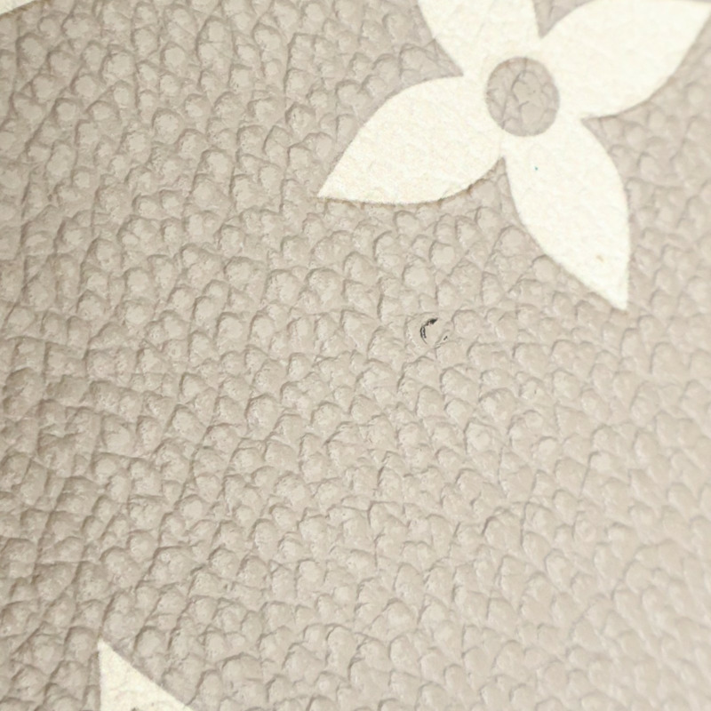 灰色 原花 牛皮 壓紋 Sarah 扣式長夾 金扣【LOUIS VUITTON LV 路易威登】 M81049-12