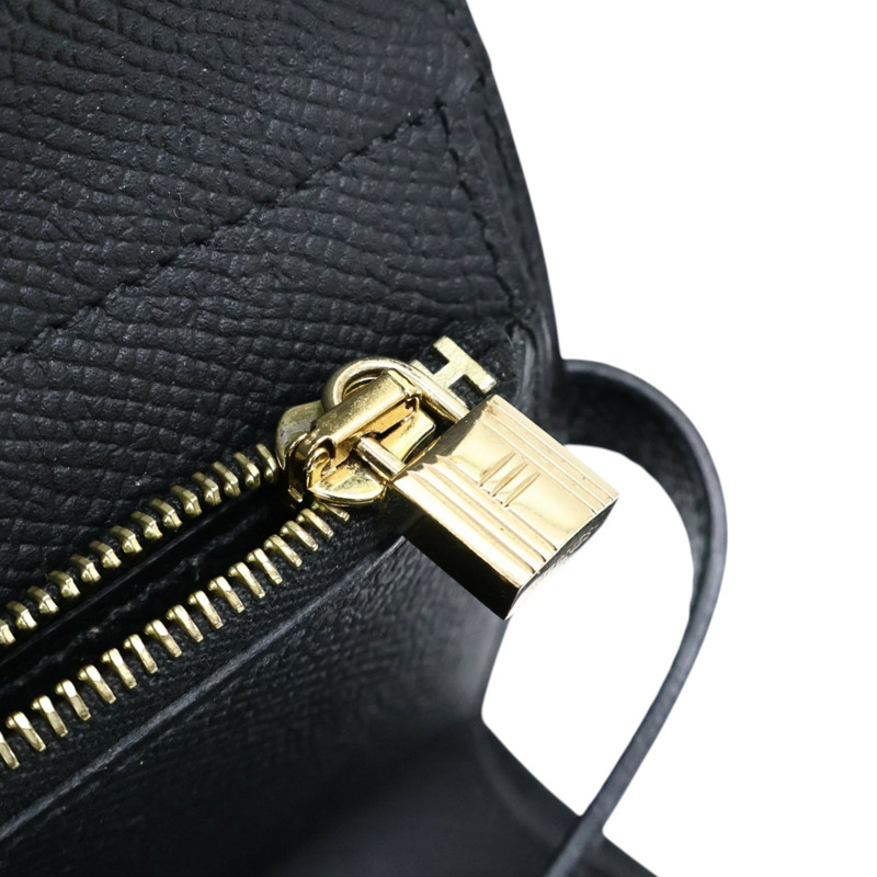 黑色 Epsom牛皮 Kelly Depliant Medium 三折長夾 D刻 金扣【HERMES 愛馬仕】-13